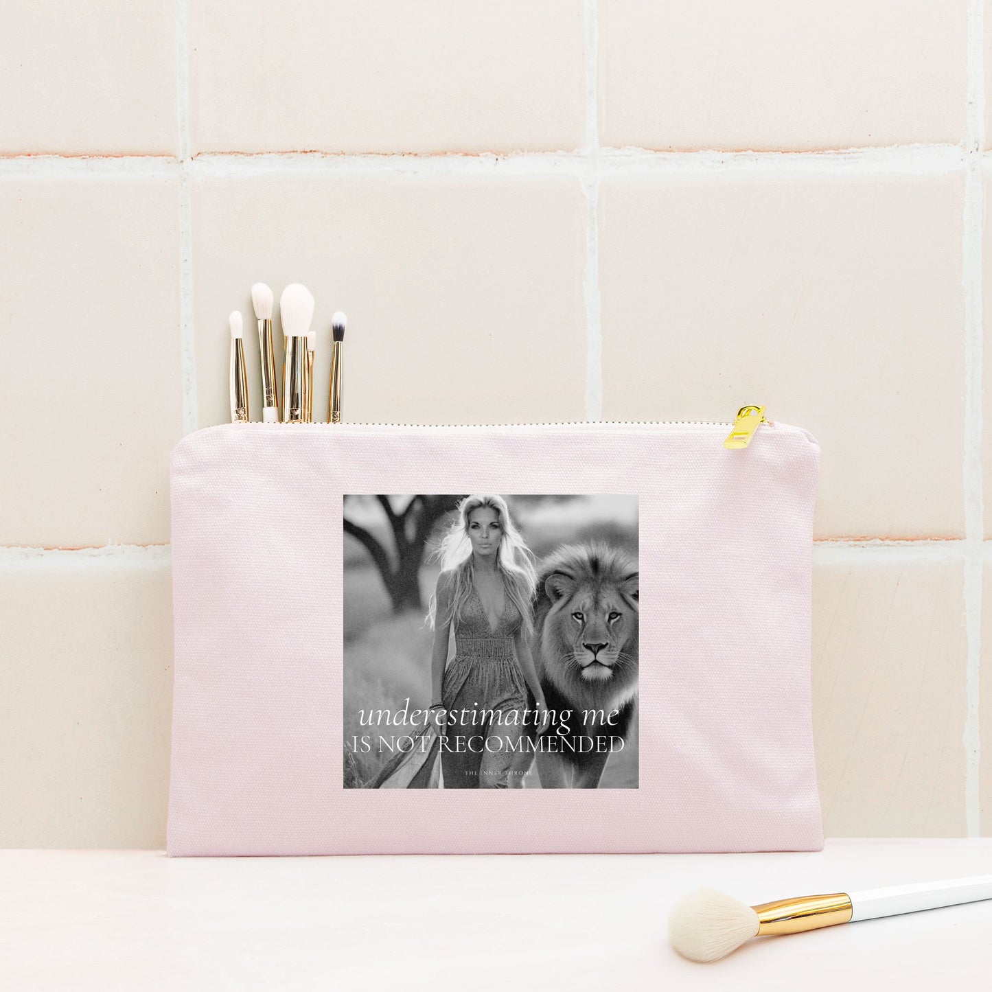 Underestimating Me Cosmetic Bag