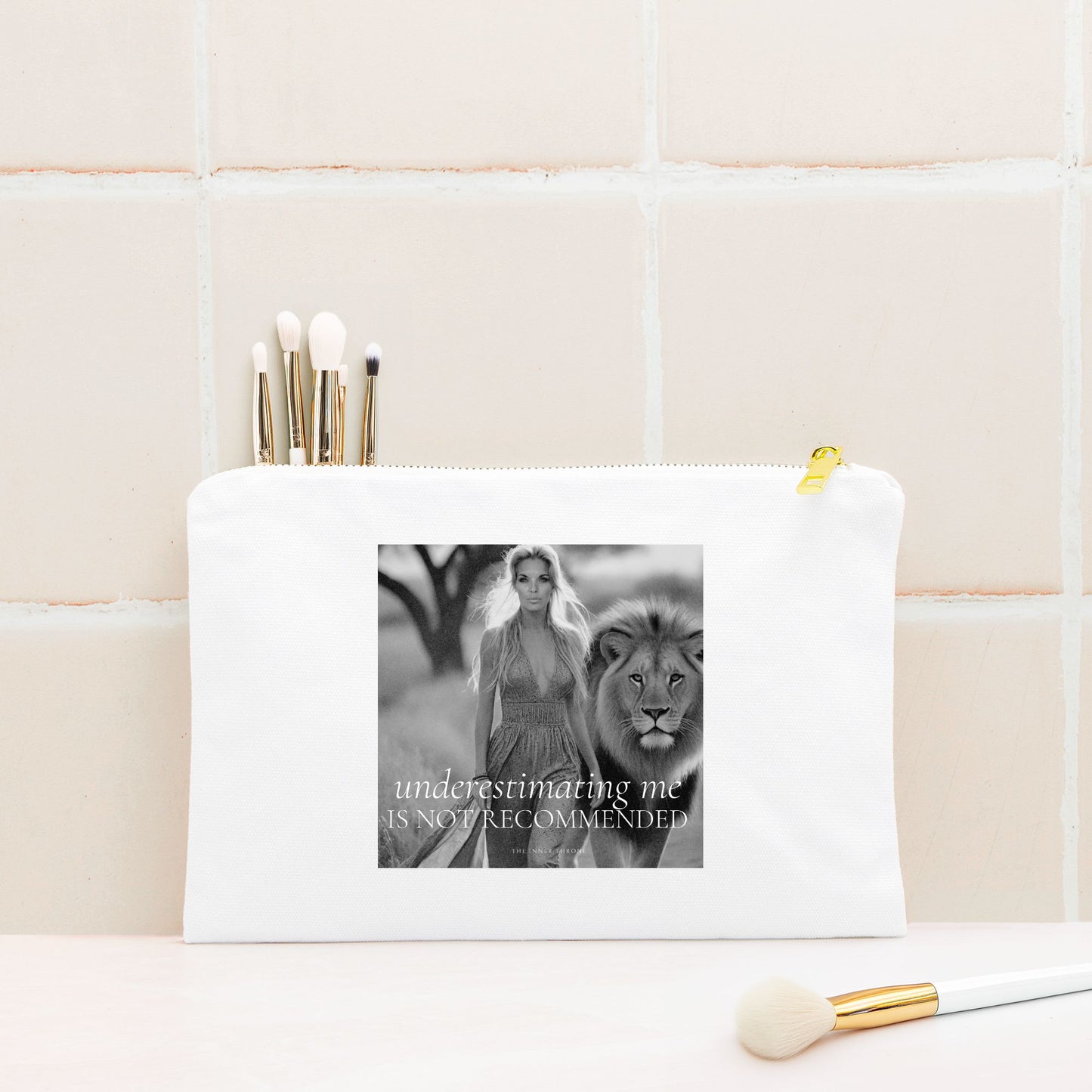 Underestimating Me Cosmetic Bag