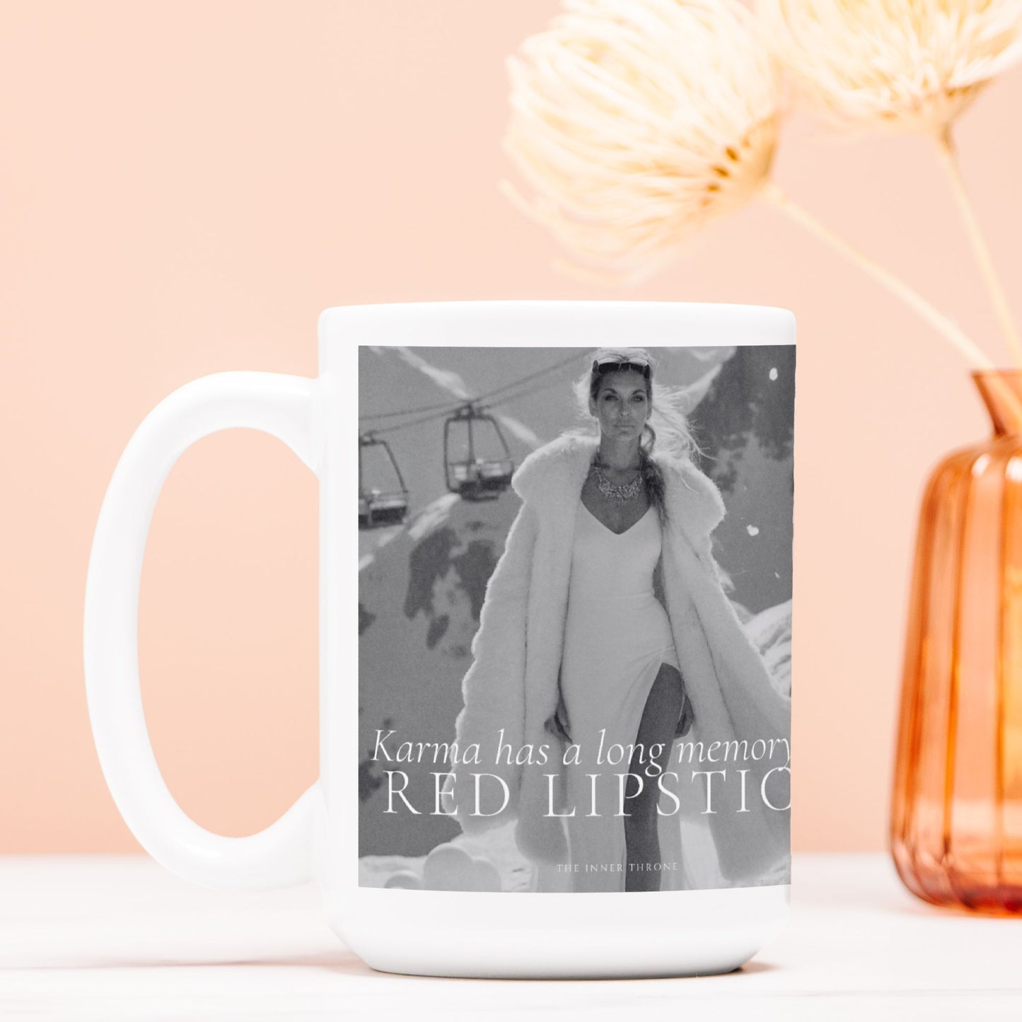 Karma & Red Lipstick Mug