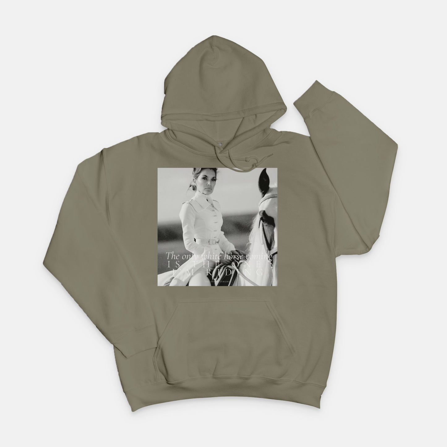 White Horse Hoody Sweatshirt