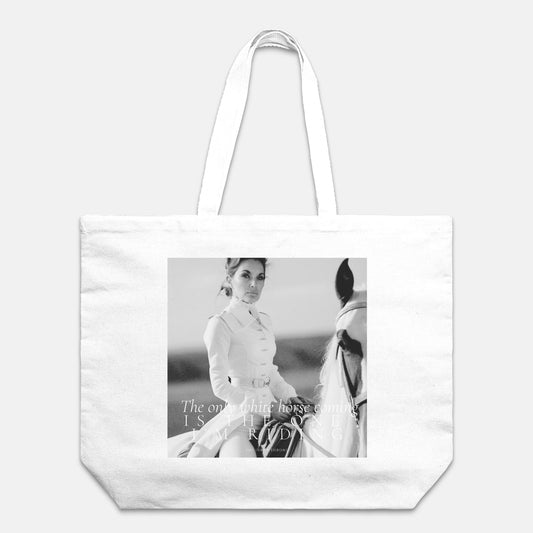 White Horse Oversized Tote
