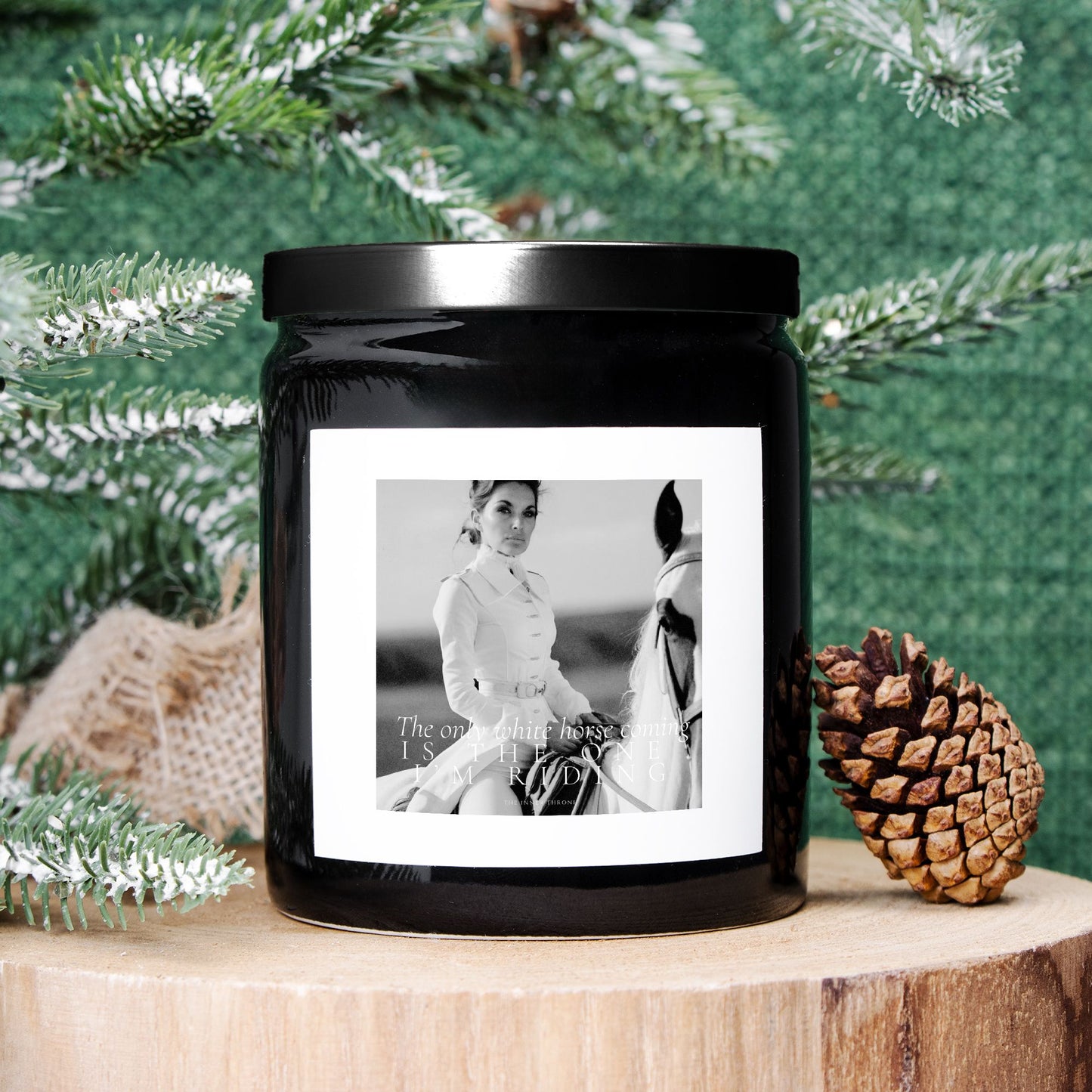 White Horse Candle