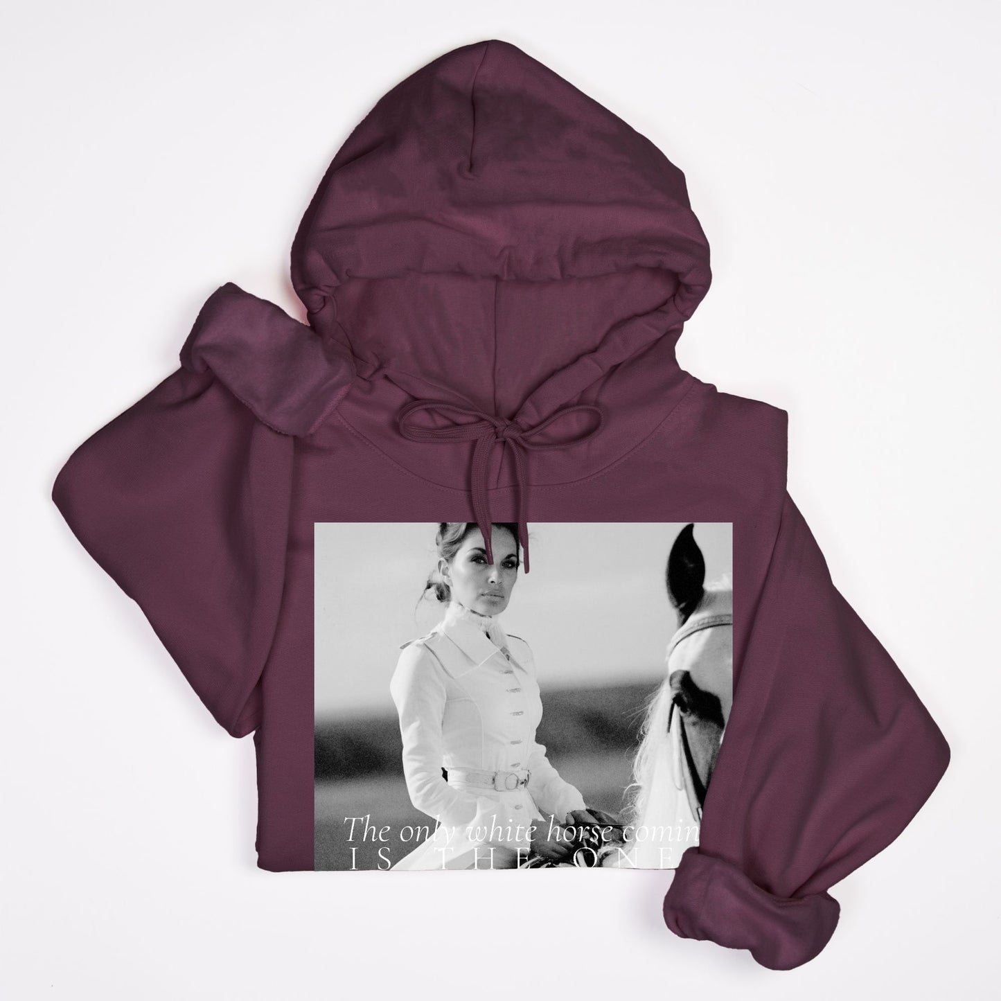 White Horse Hoody Sweatshirt