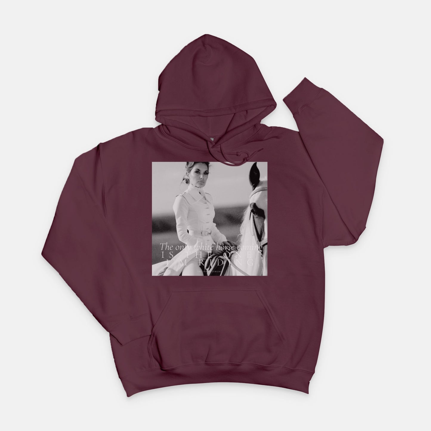 White Horse Hoody Sweatshirt