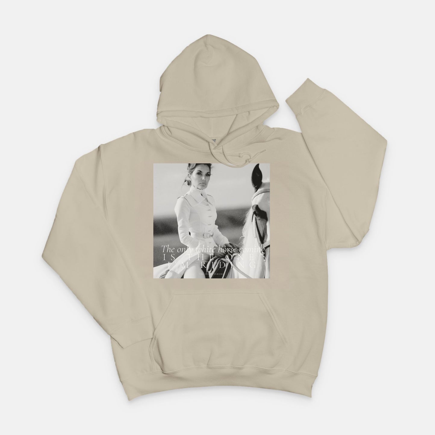 White Horse Hoody Sweatshirt