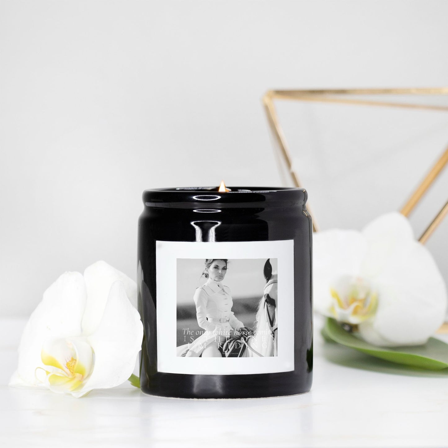 White Horse Candle
