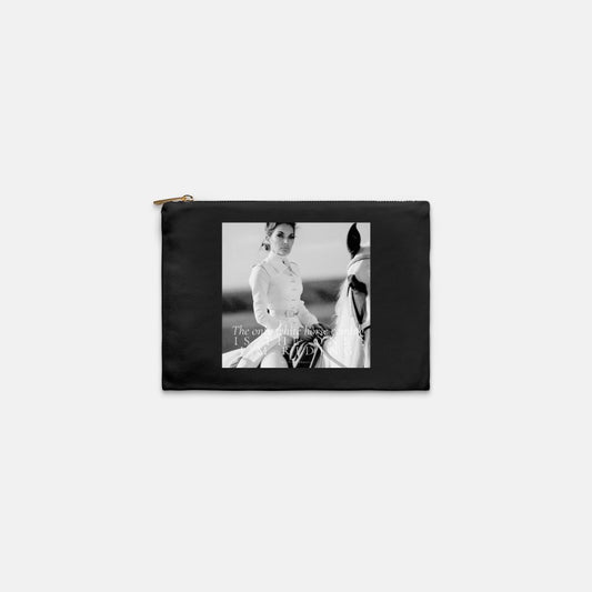 White Horse Cosmetic Bag