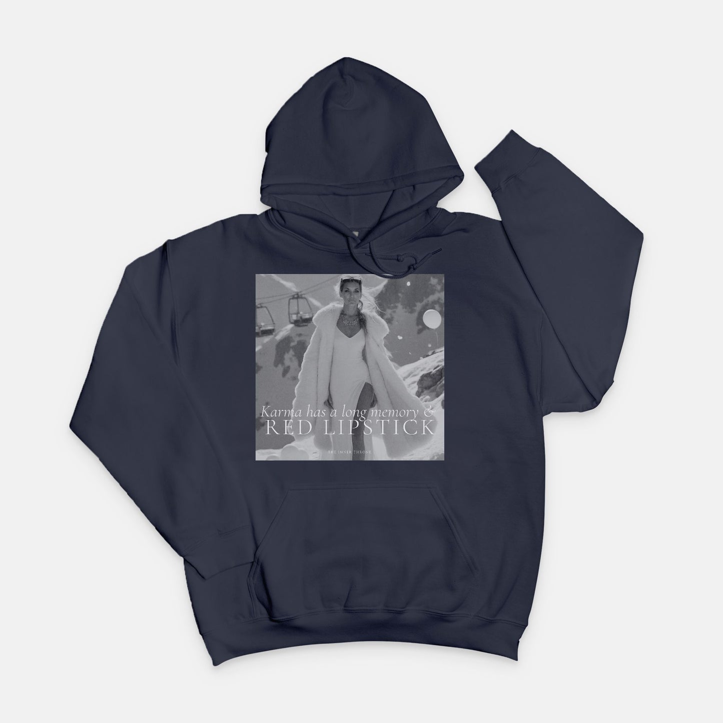 Karma & Red LipstickHoody Sweatshirt