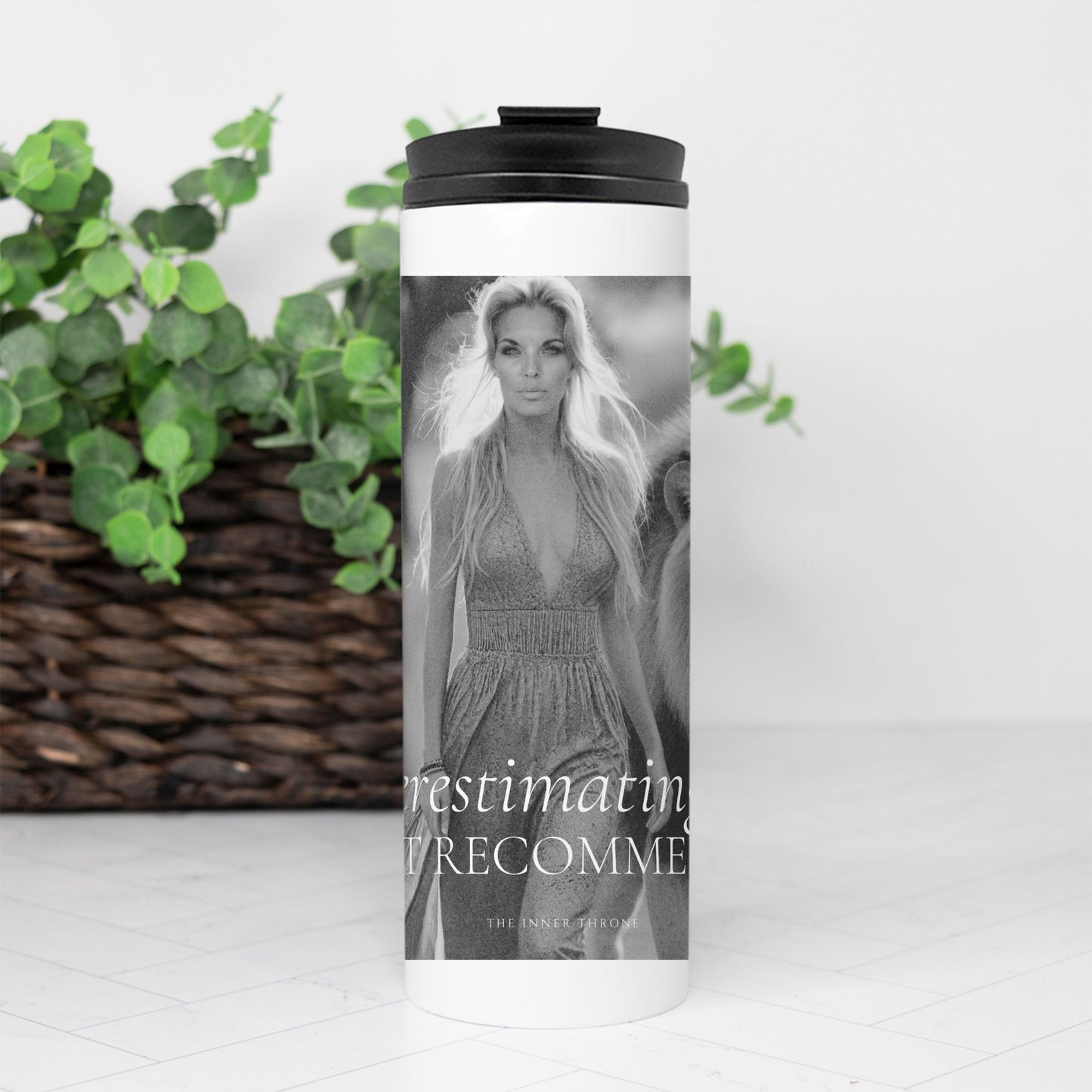 Underestimating Me Thermal Tumbler