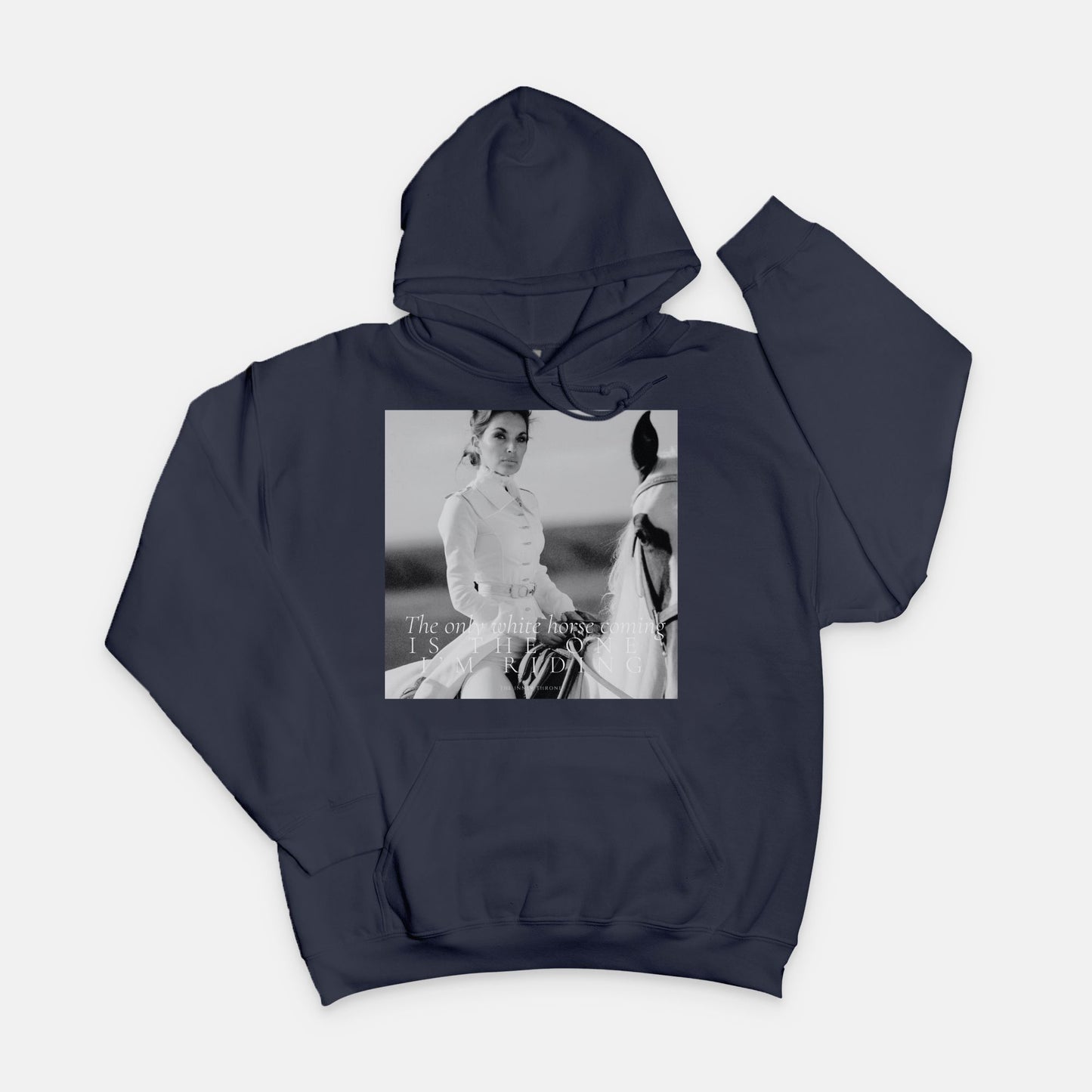 White Horse Hoody Sweatshirt