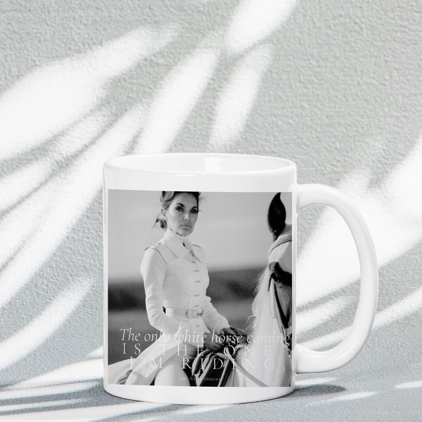 White Horse Mug