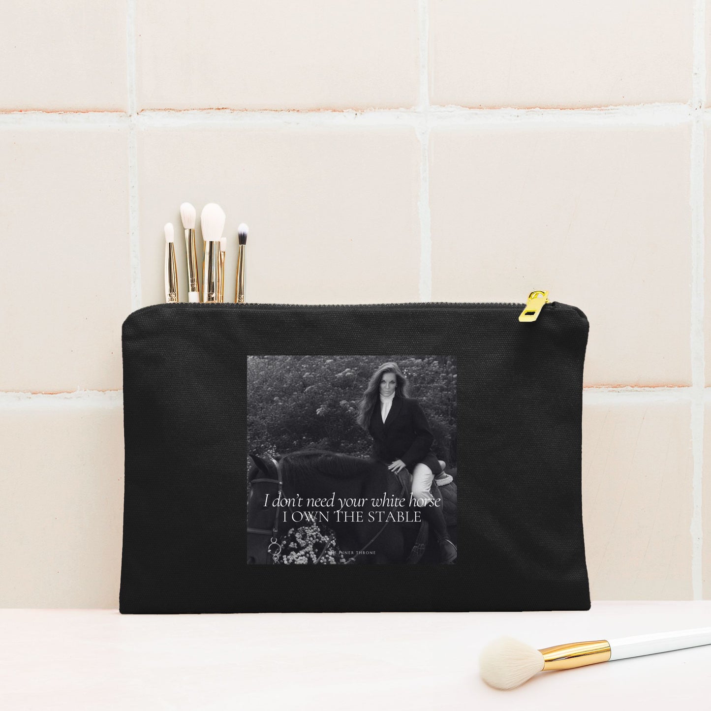 I Own the Stable Cosmetic Bag