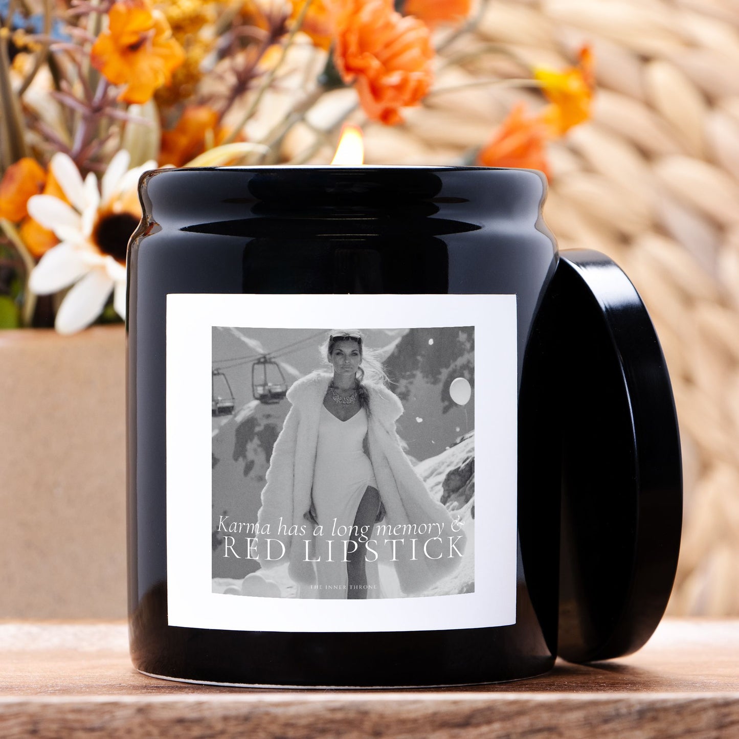 Karma & Red Lipstick Candle