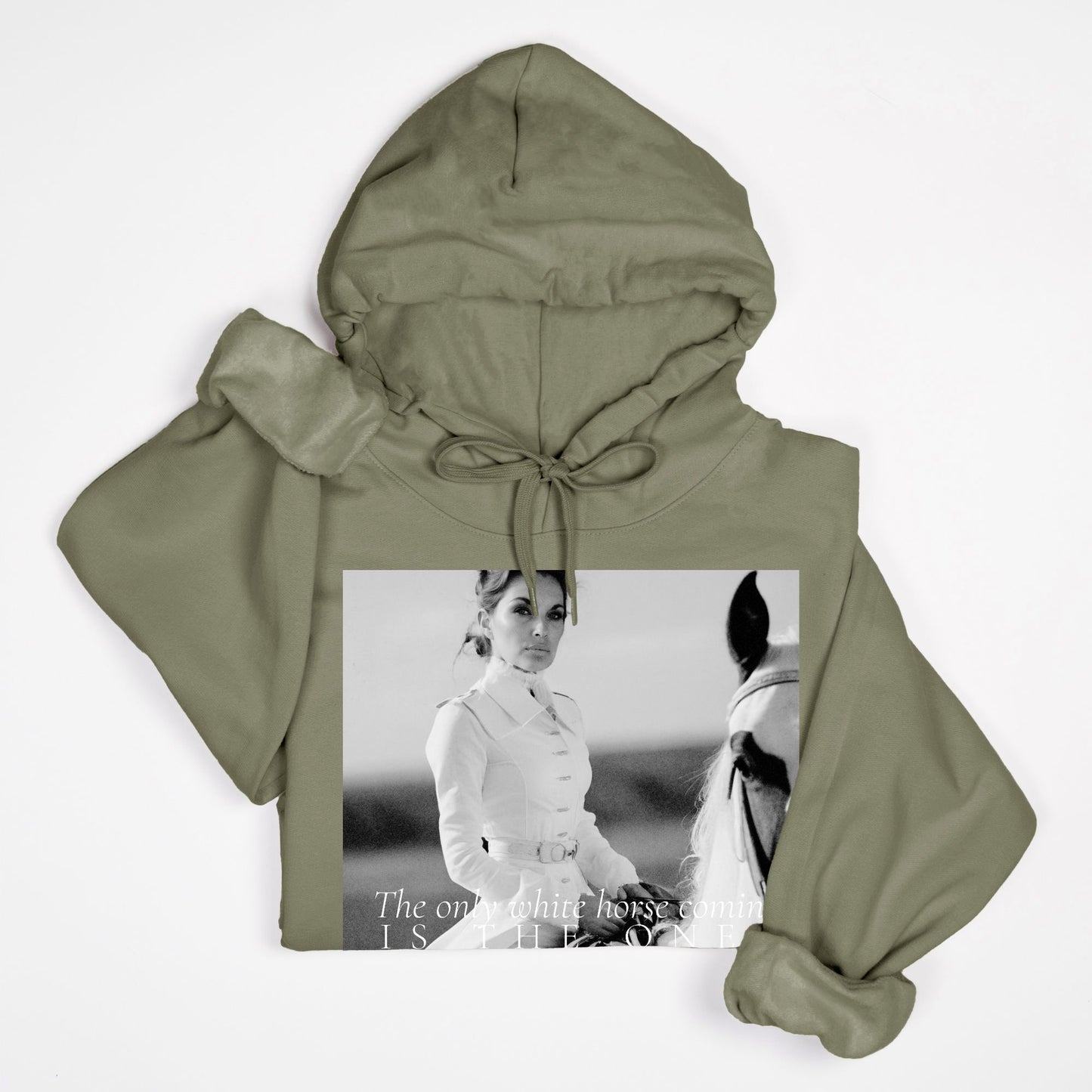 White Horse Hoody Sweatshirt
