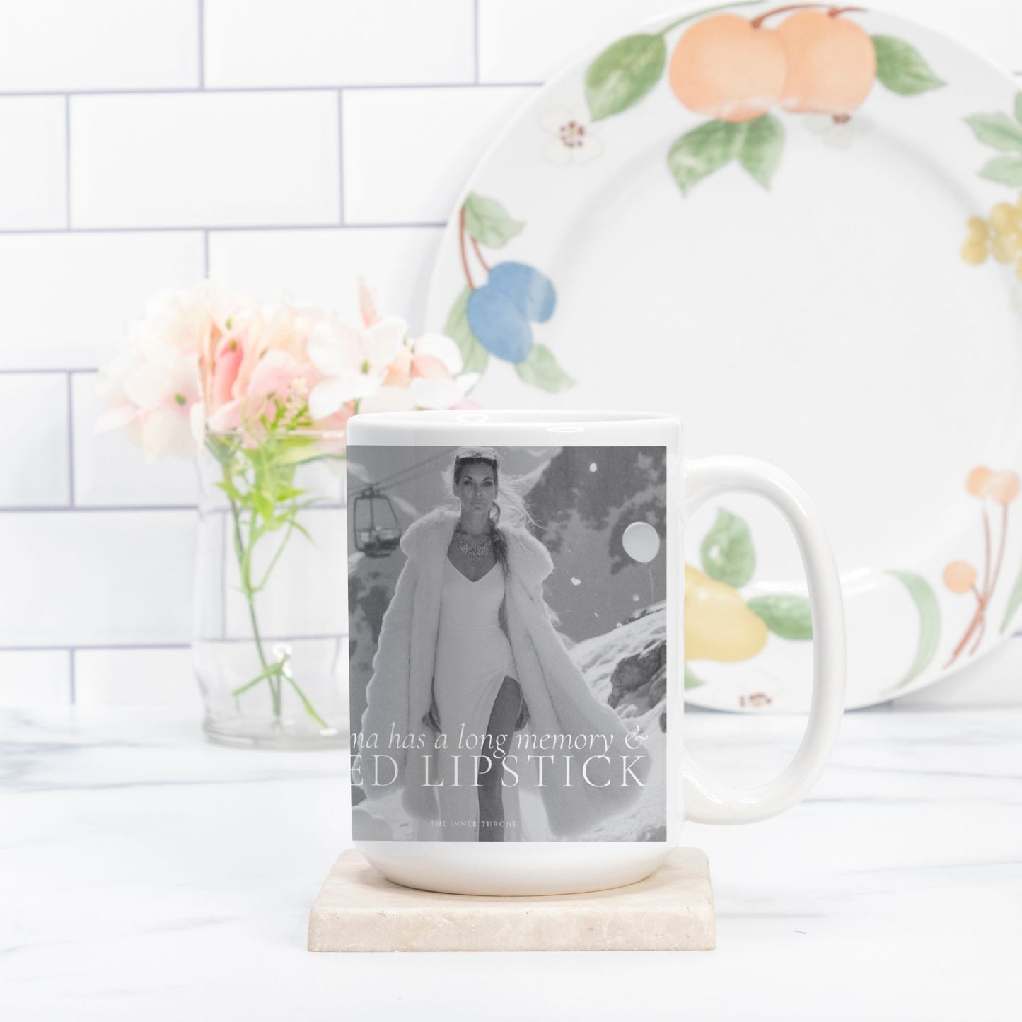 Karma & Red Lipstick Mug