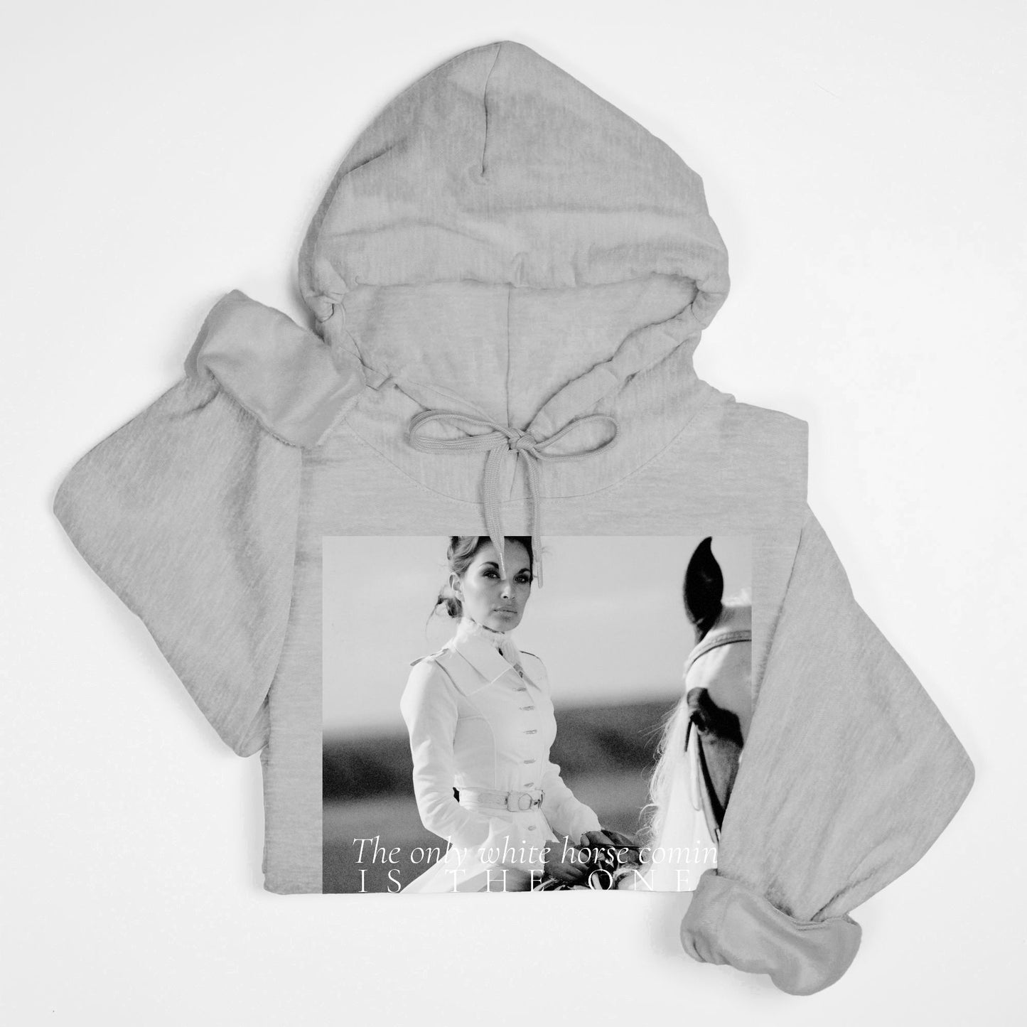 White Horse Hoody Sweatshirt