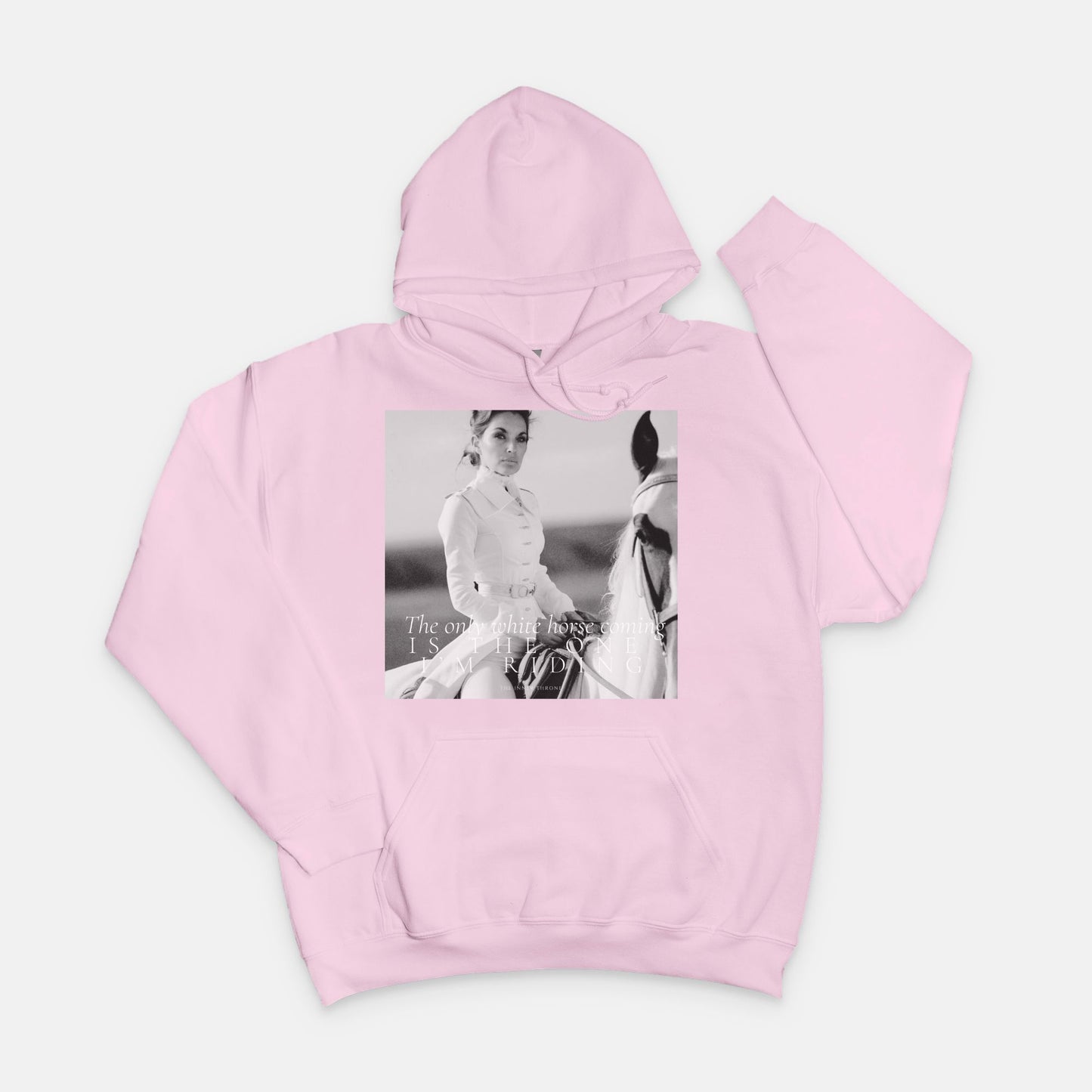 White Horse Hoody Sweatshirt