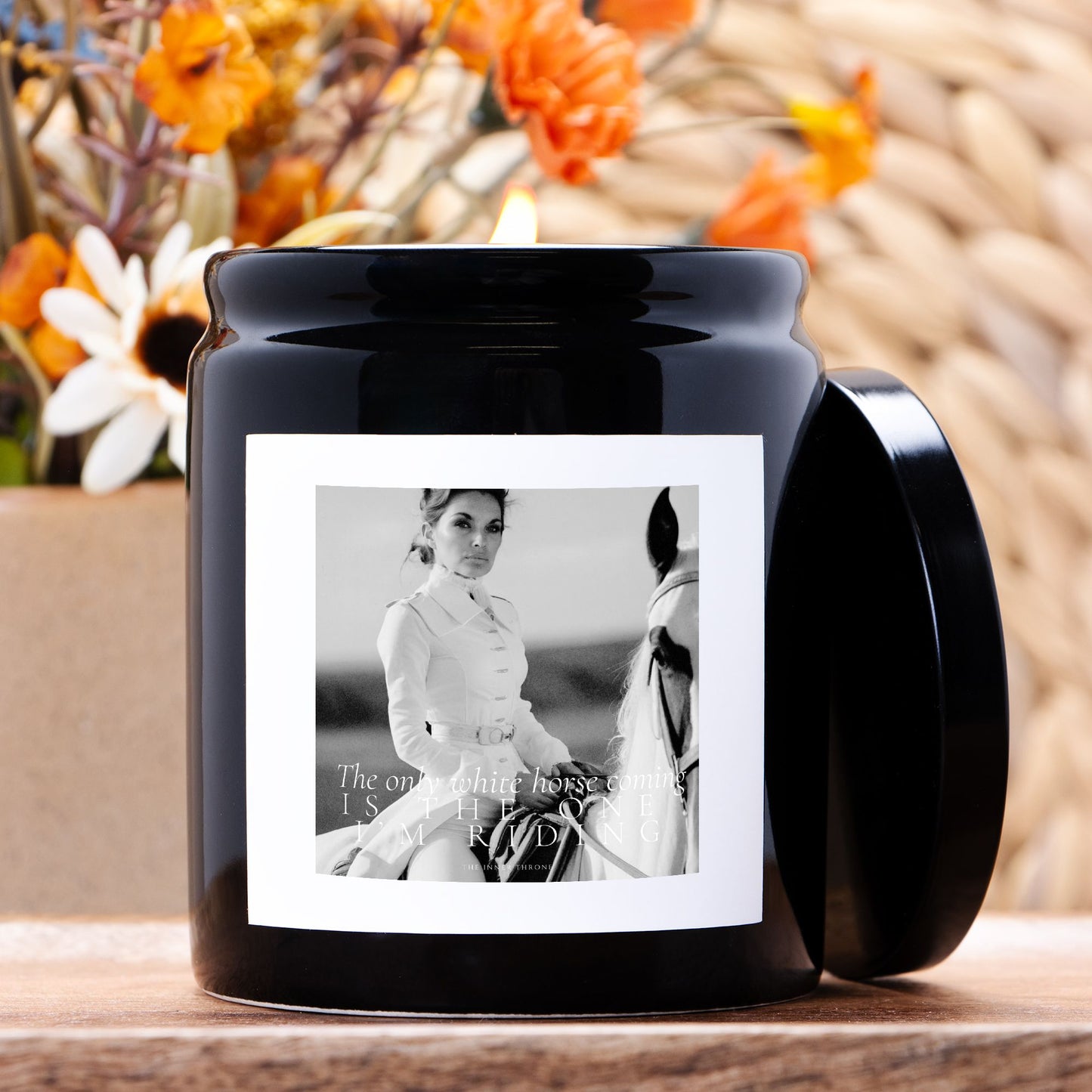 White Horse Candle