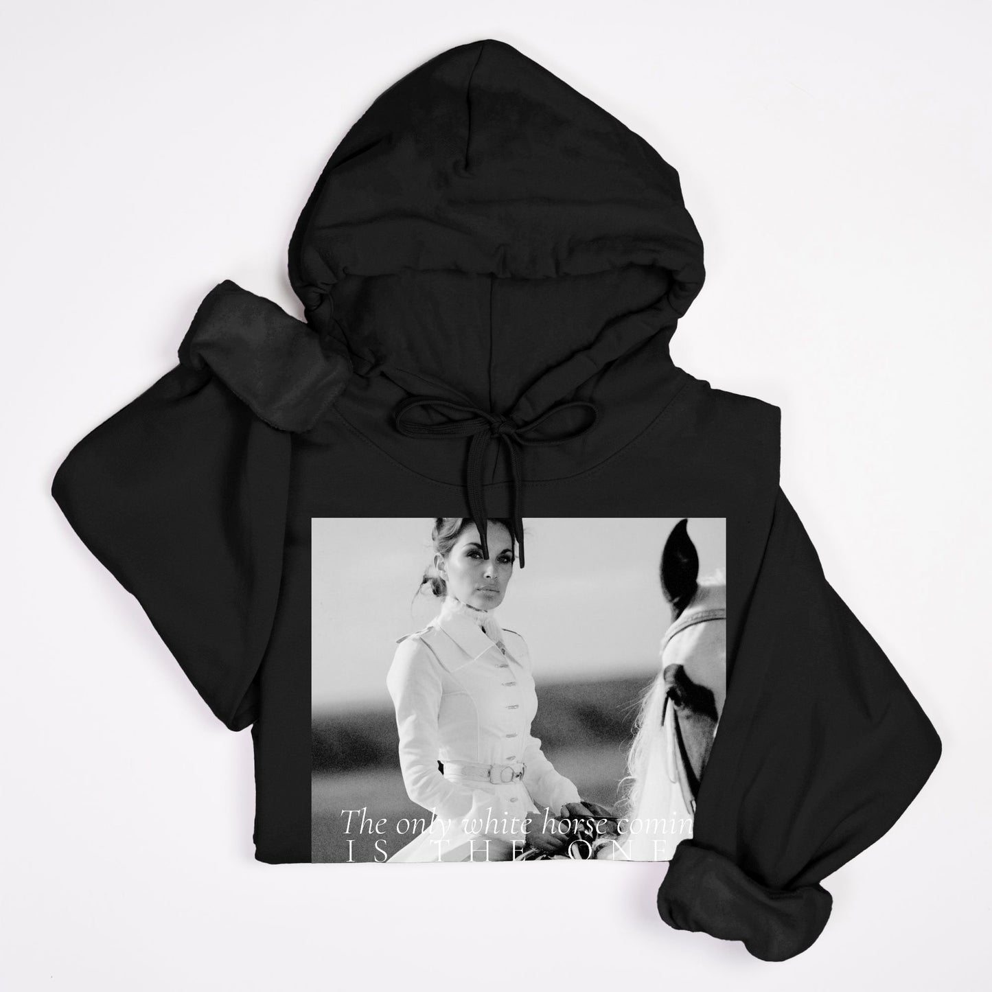 White Horse Hoody Sweatshirt