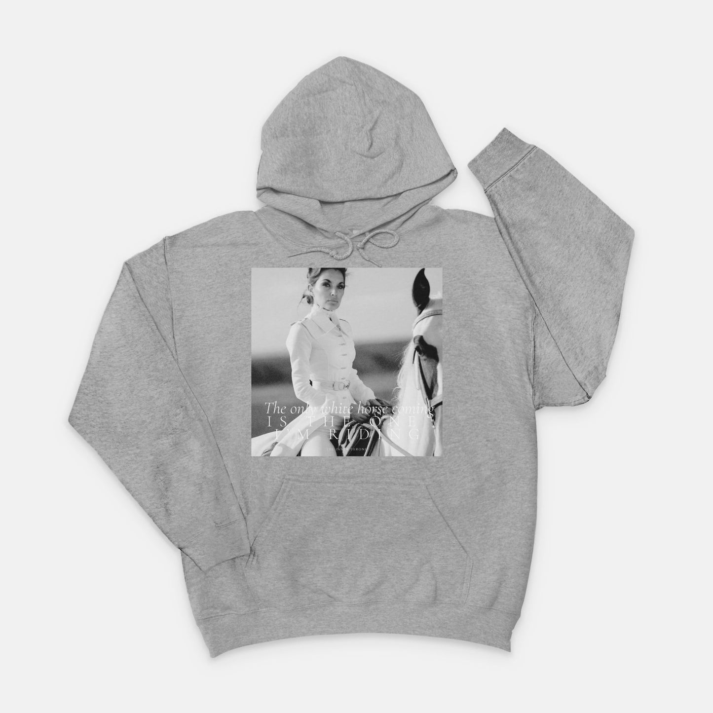 White Horse Hoody Sweatshirt