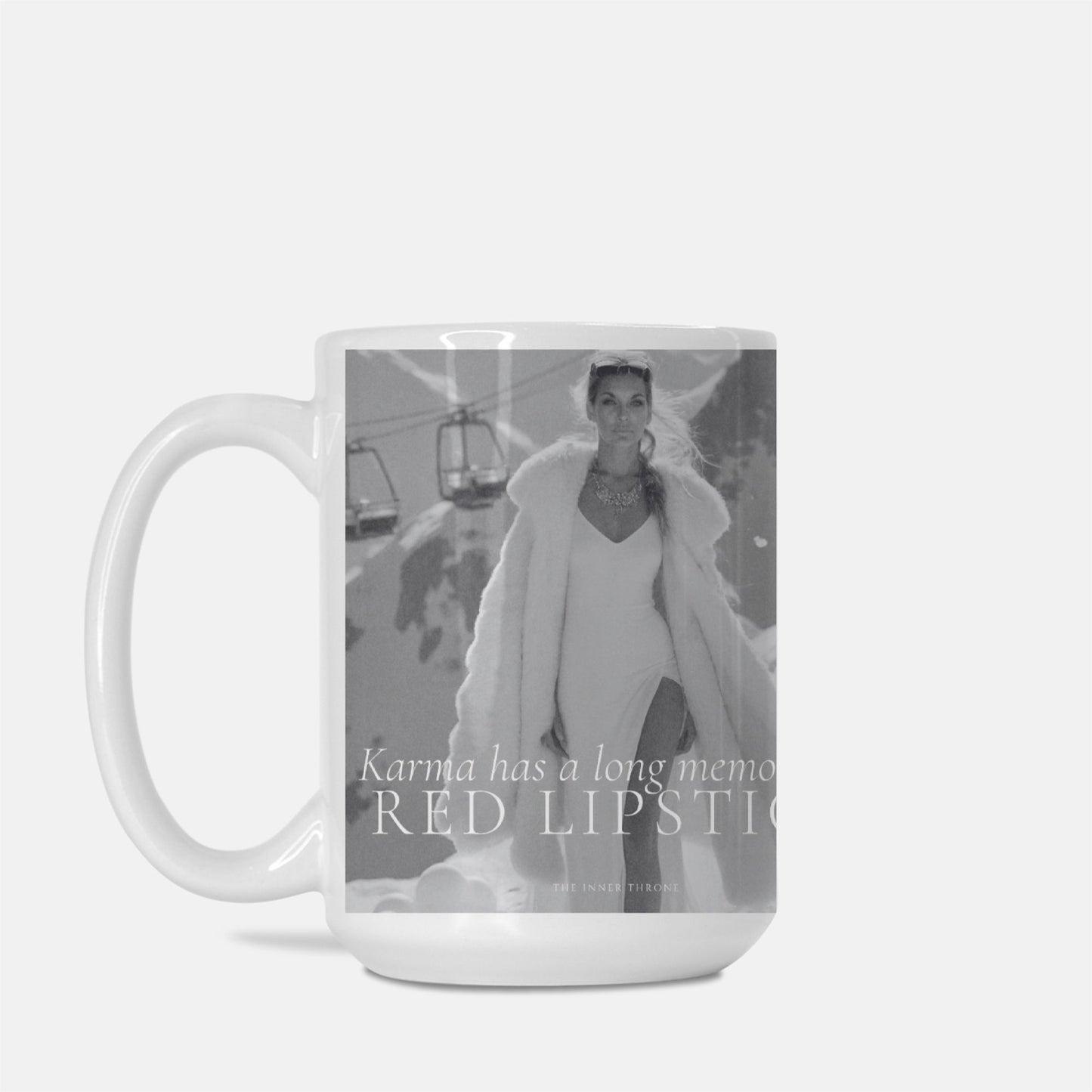 Karma & Red Lipstick Mug