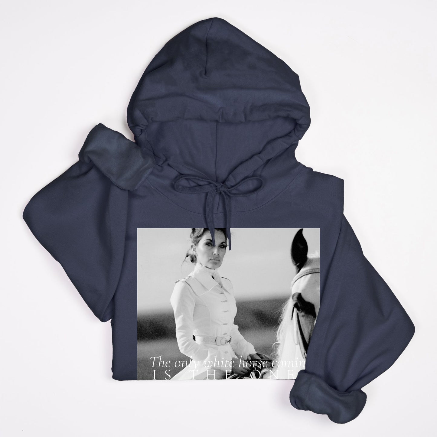 White Horse Hoody Sweatshirt