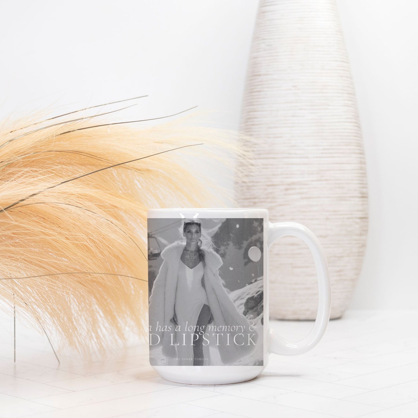 Karma & Red Lipstick Mug